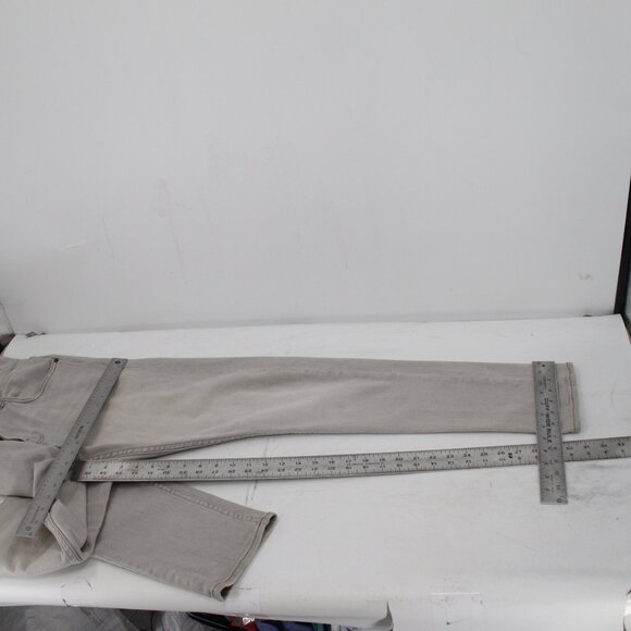 All Saints Jeans Men 34 L31 Slim Fit Cigarette Button Fly Mid Rise Stretch Denim - Picture 8 of 13